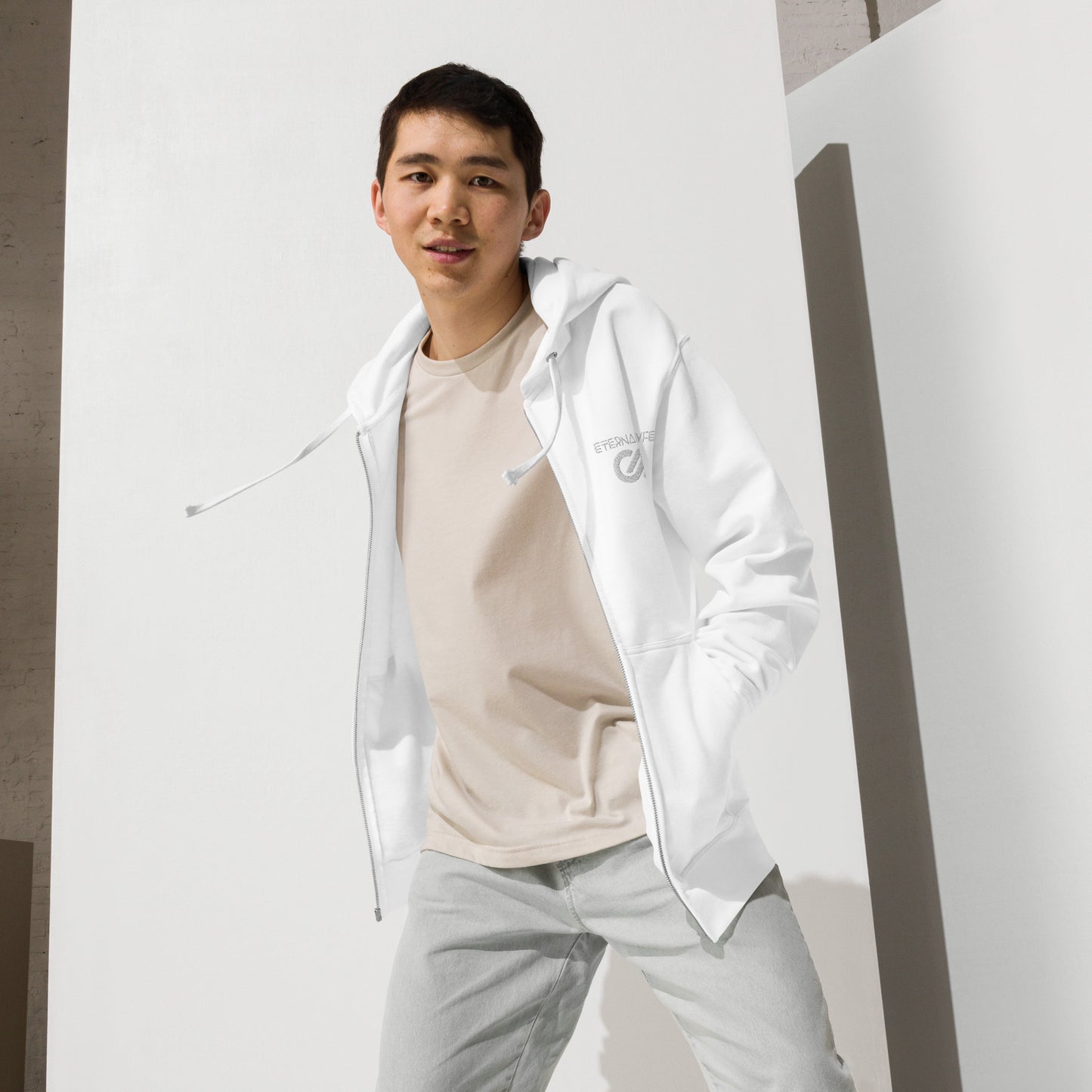 ETERNAL LYFE - fleece zip up hoodie (UNISEX)