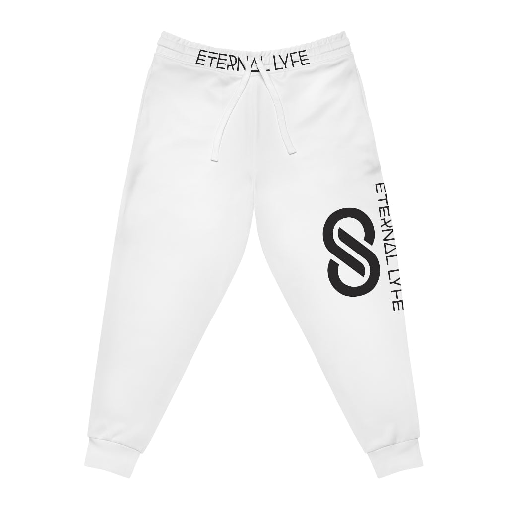 ETERNAL LYFE-  White Athletic Joggers (Unisex)