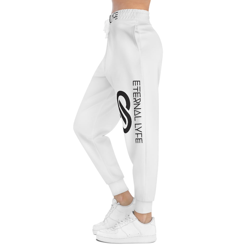 ETERNAL LYFE-  White Athletic Joggers (Unisex)