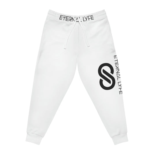 ETERNAL LYFE-  White Athletic Joggers (Unisex)