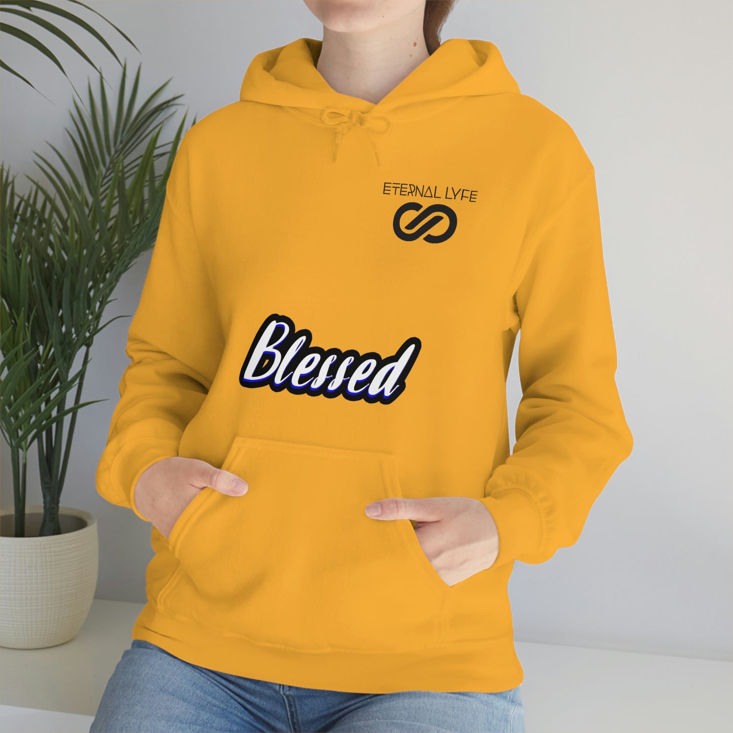 ETERNAL LYFE - BLESSED Heavy Blend Hooded Sweatshirt (Unisex)