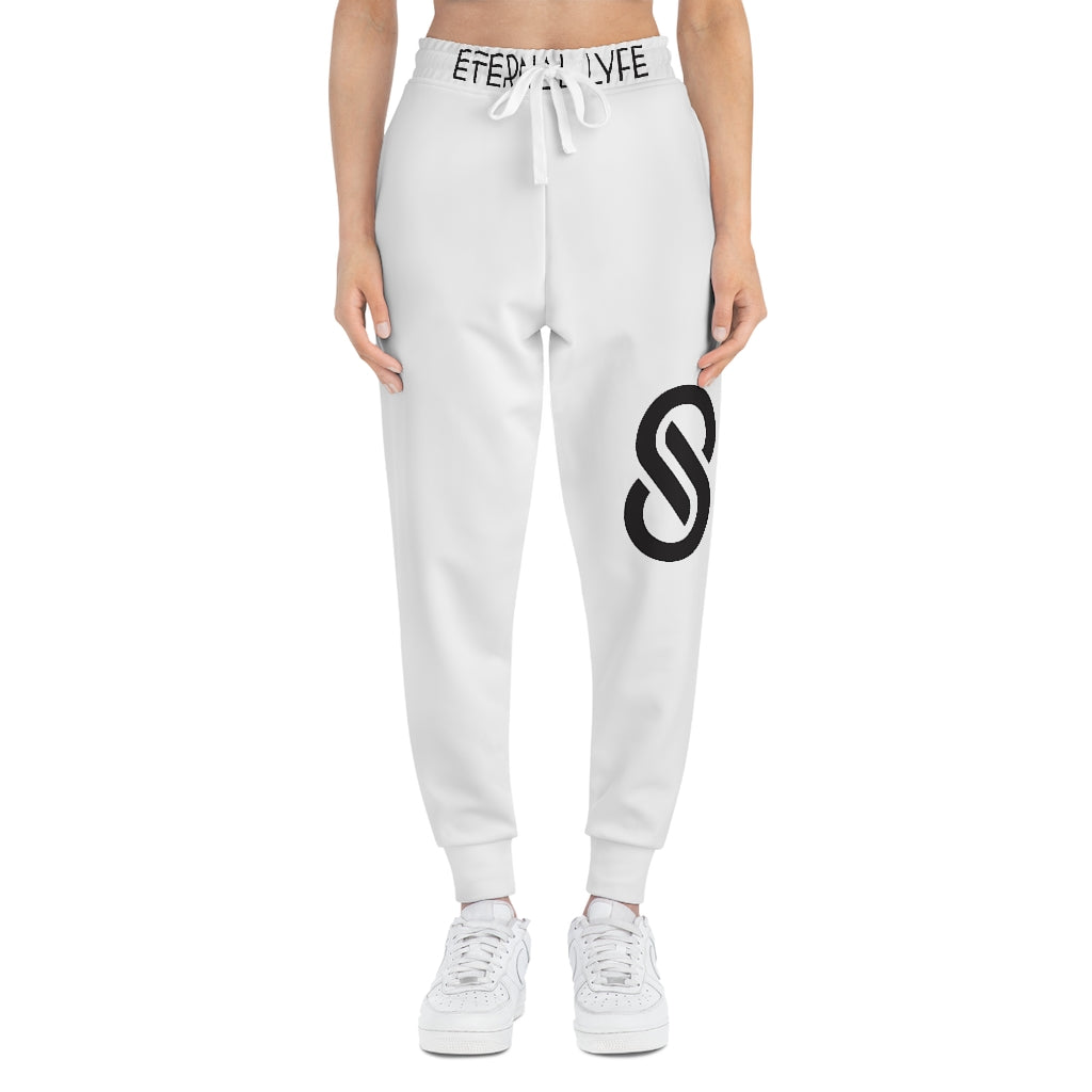 ETERNAL LYFE-  White Athletic Joggers (Unisex)