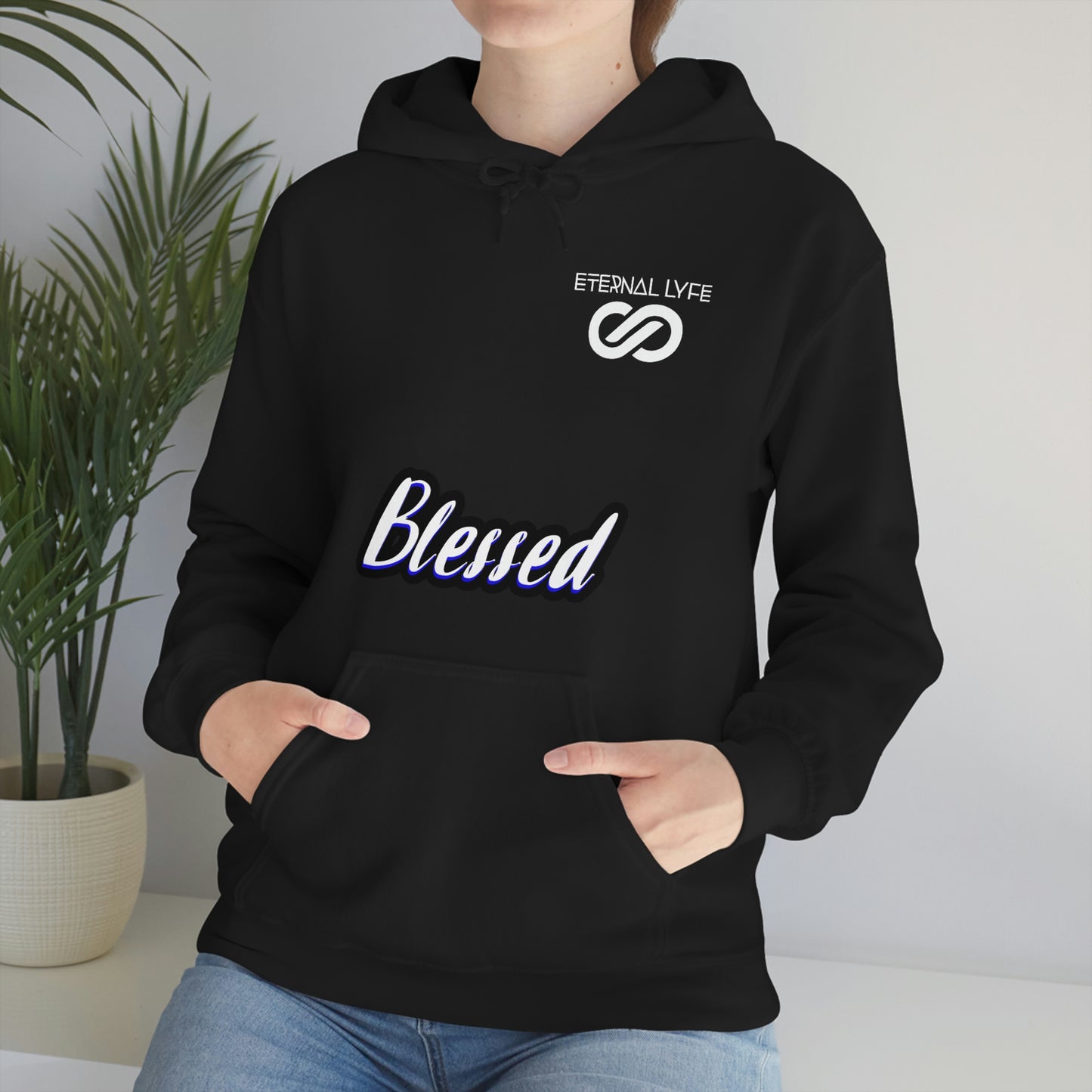 ETERNAL LYFE - BLESSED Heavy Blend Hooded Sweatshirt (Unisex)