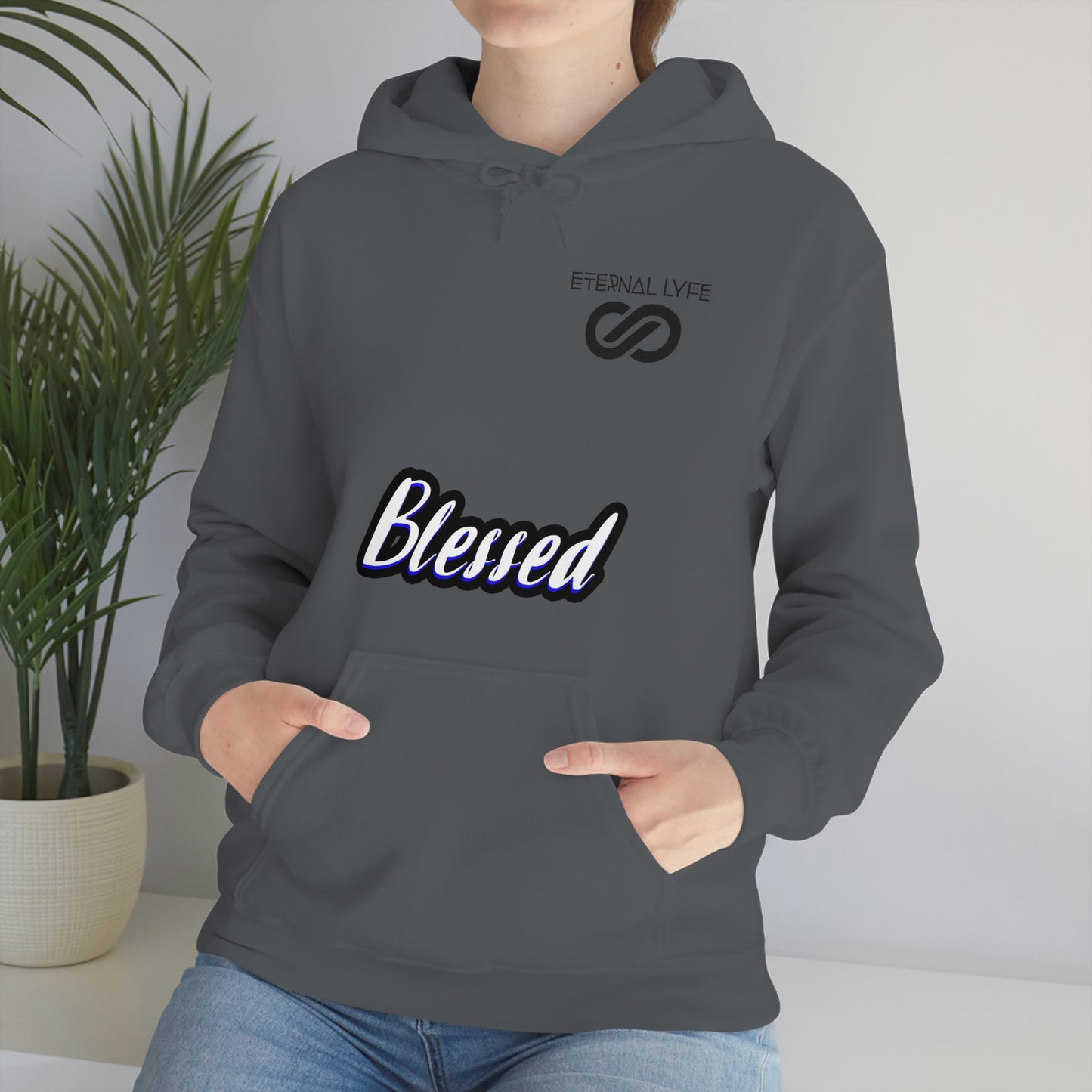 ETERNAL LYFE - BLESSED Heavy Blend Hooded Sweatshirt (Unisex)