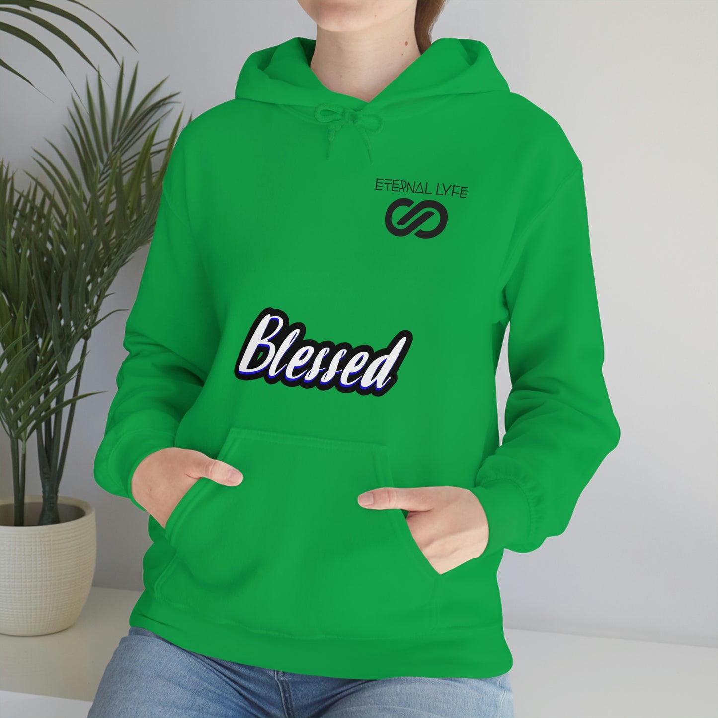 ETERNAL LYFE - BLESSED Heavy Blend Hooded Sweatshirt (Unisex)