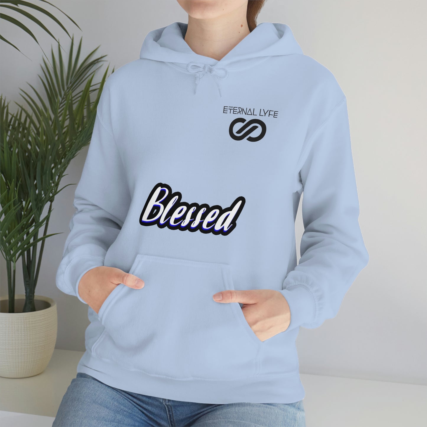 ETERNAL LYFE - BLESSED Heavy Blend Hooded Sweatshirt (Unisex)