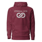 ETERNAL LYFE UNISEX 2COR 4:18 EMBROIDERY HOODIES-DOUBLE ARM